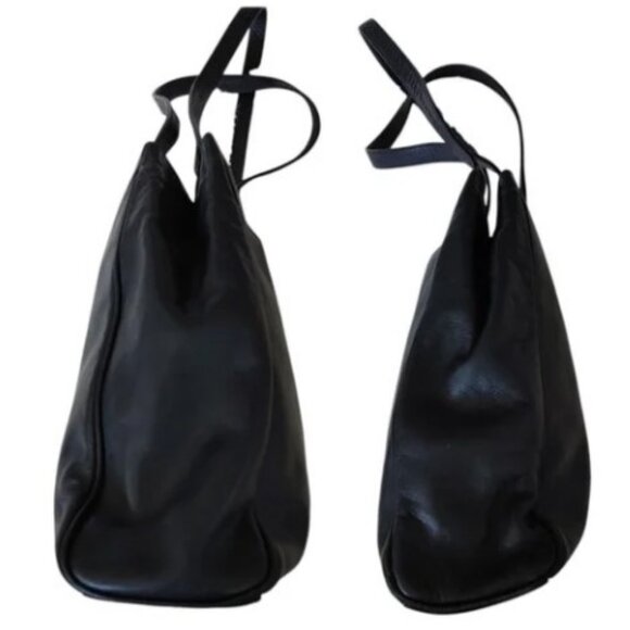 Paloma Picasso black vintage leather shoulder bag - Picture 12 of 15